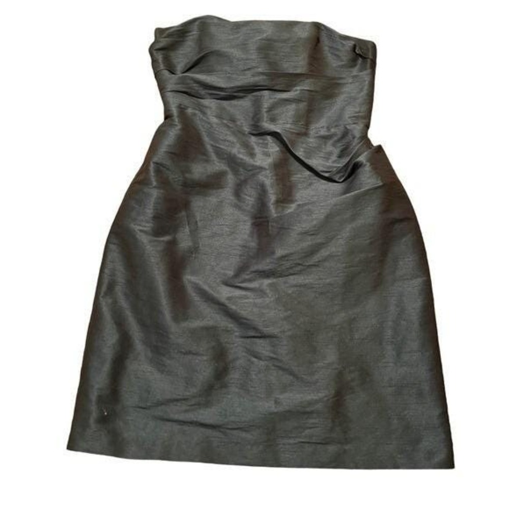 Vintage Jim Hjelm Occasions Women's Size 14 Strapless Dress Dark Turquoise Green